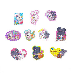 Sticker flakes - #043 - set of 10 Moco & Mimi