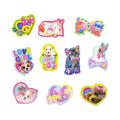 Sticker flakes - #045 - set of 10 Love Girl